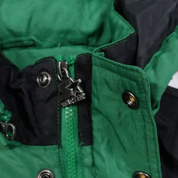 SASKATCHEWAN ROUGHRIDERS GREEN HOODED STARTER JACKET MENS 2XL 90s CLEAN! RARE - Picture 5 of 9